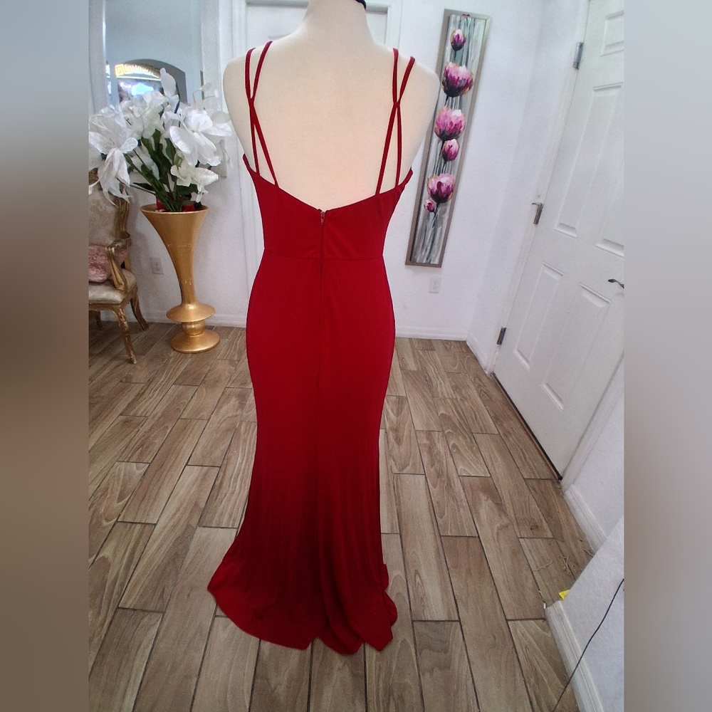 Red beautiful women dress